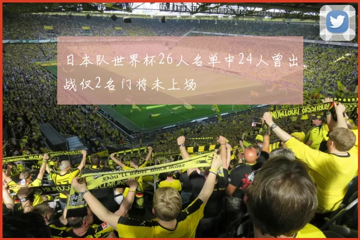 日本队世界杯26人名单中24人曾出战仅2名门将未上场